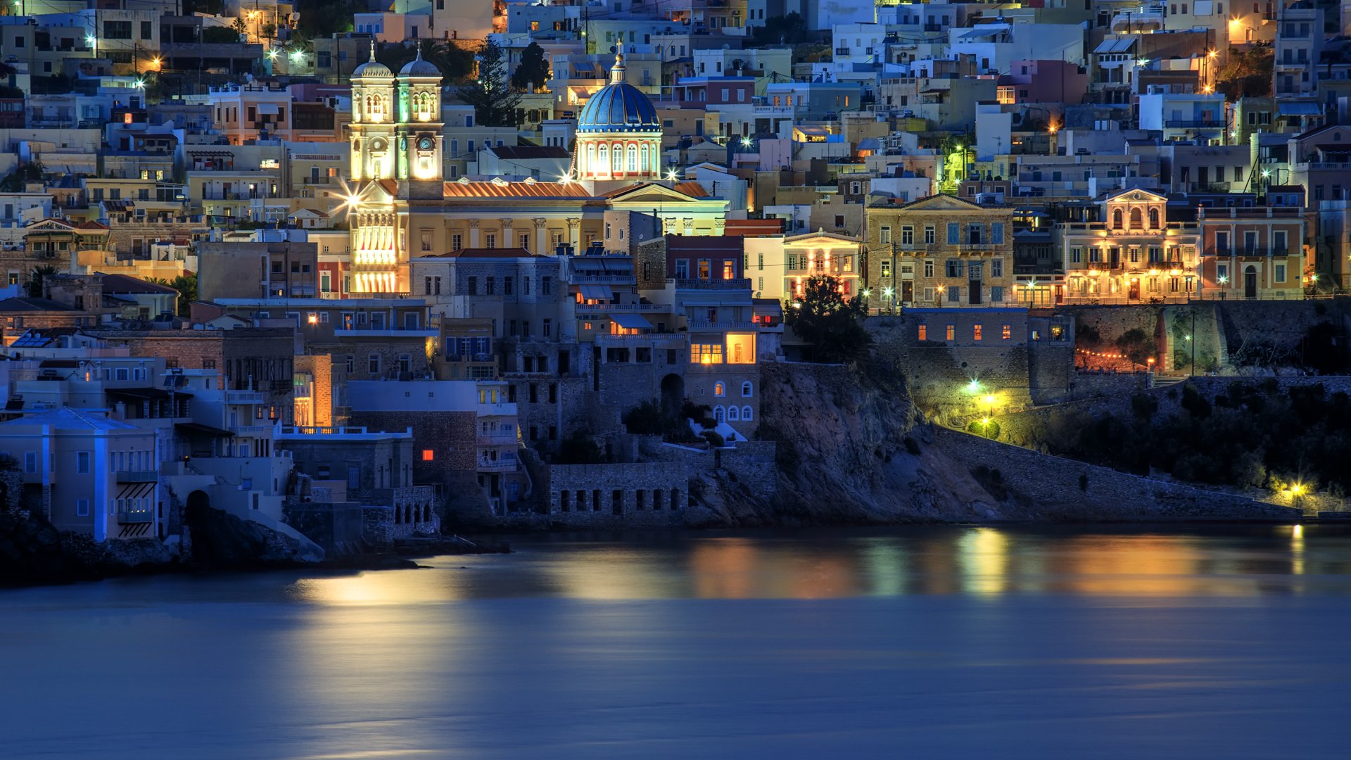Szíros szigete Siros Greece