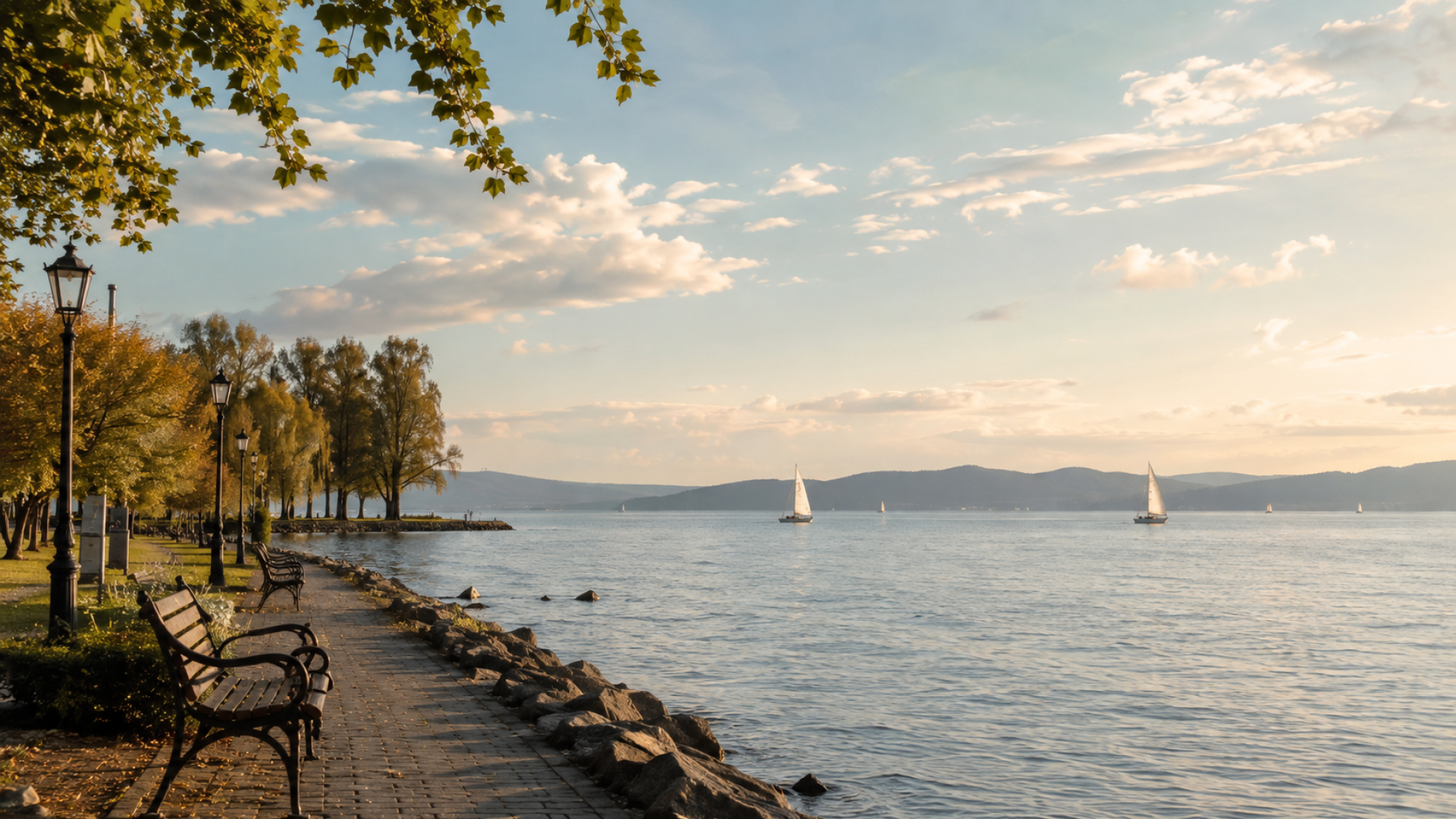 Siófok és a Balaton tavasszal és kora ősszel