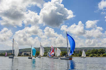 Balaton a J/70-esek hajó