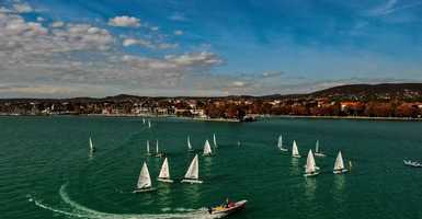 Kékszalag Port vitorláskikötő Balatonfüred