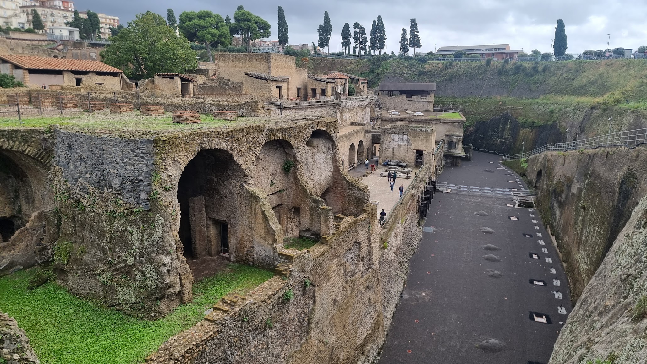Herculaneum jobban  megmaradt, mint Pompei