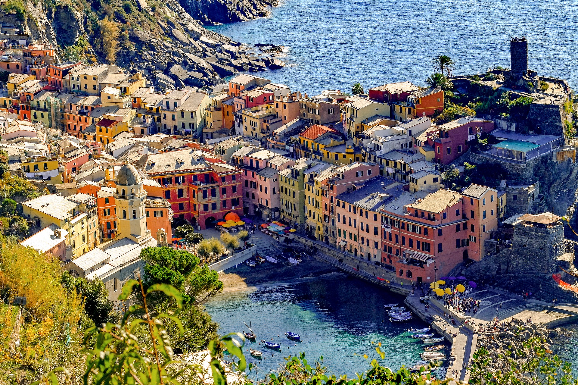 Cinqu Terre: Vernazza, Olaszország