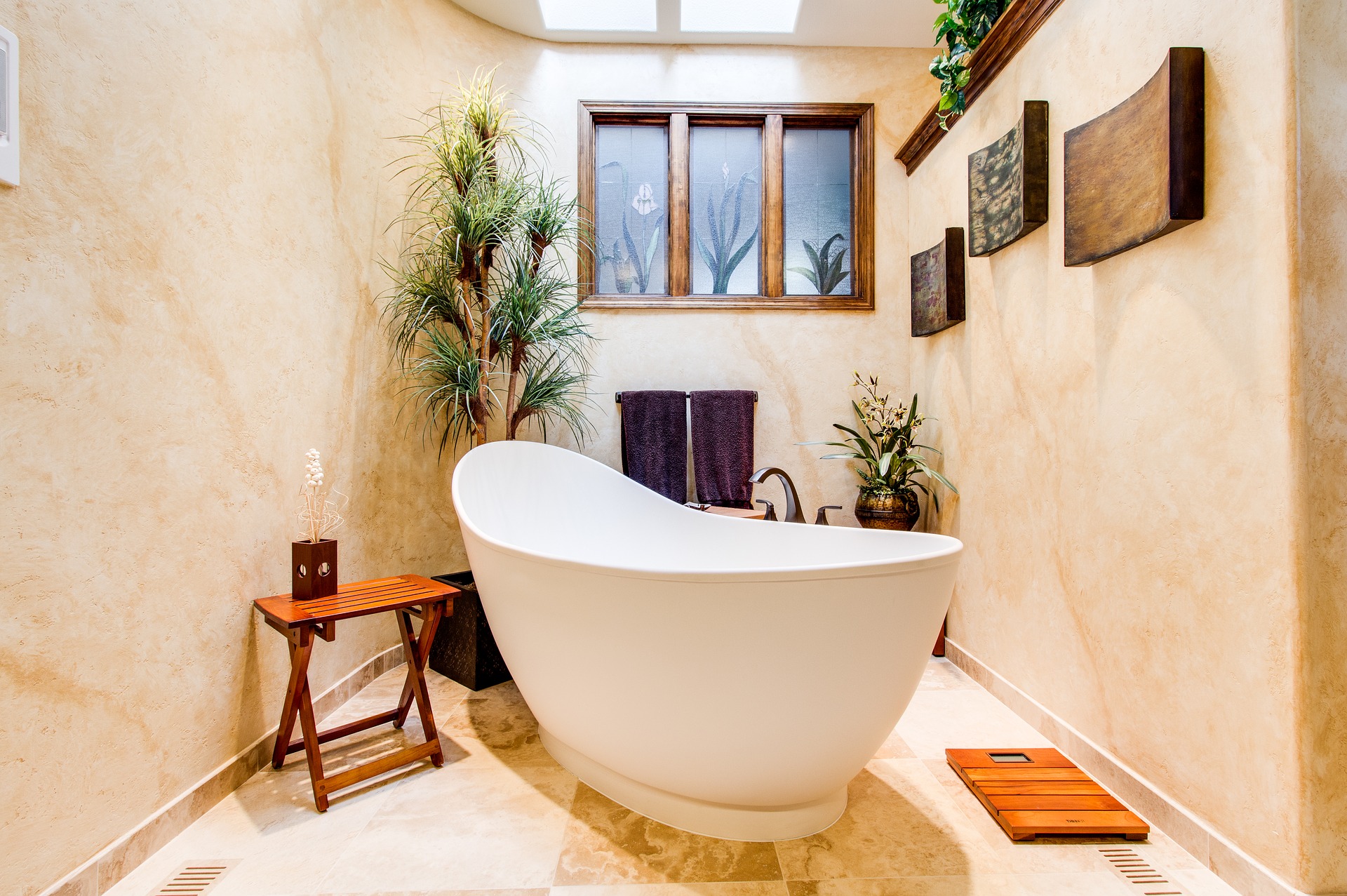 Luxus fürdőszoba  modern minimalista stílussal
