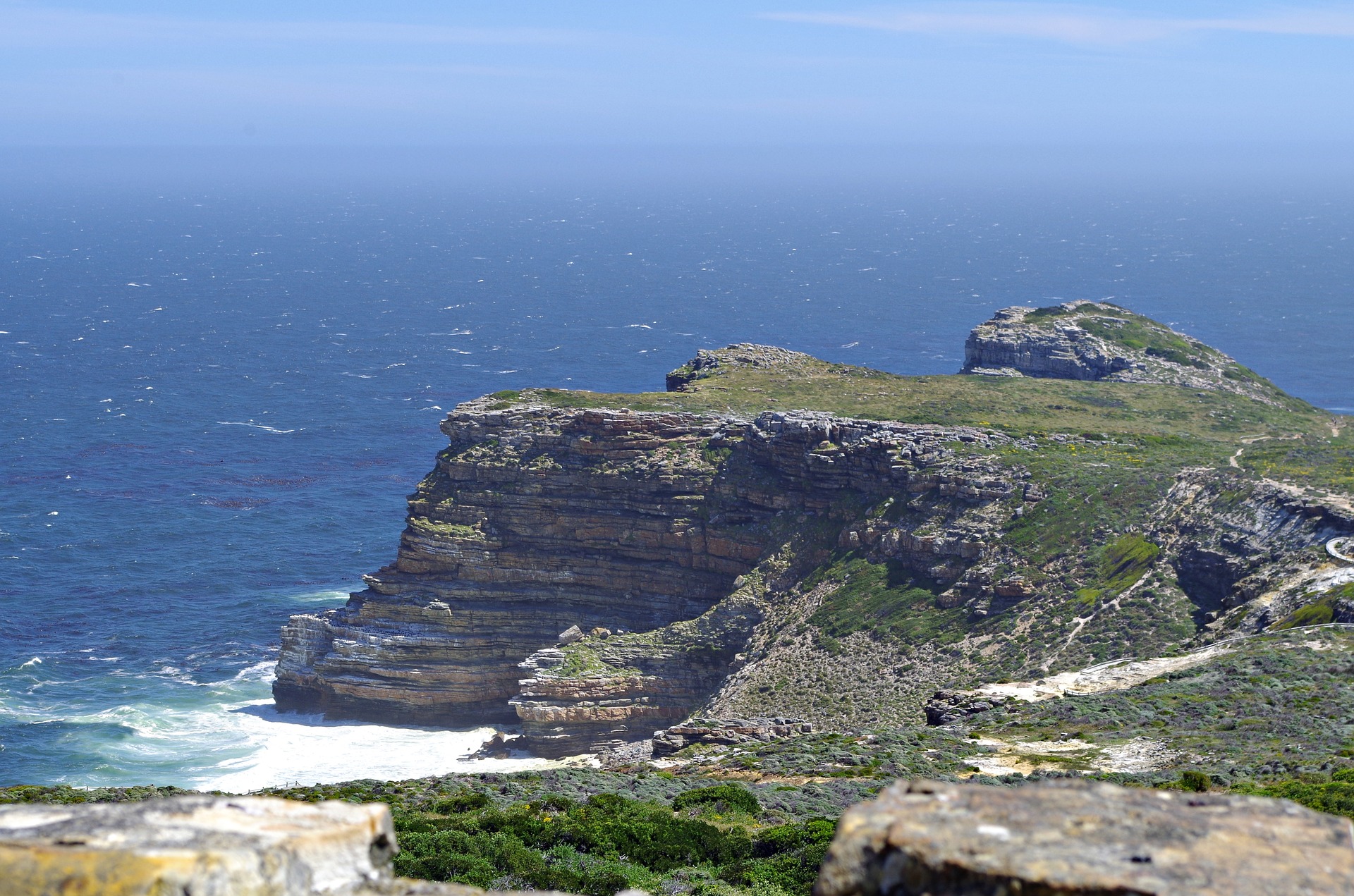 Dél-Afrika nevezetességei: kilátás a Cape-pointnál